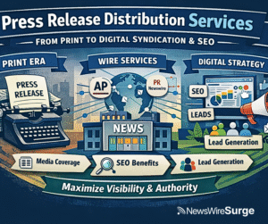 History of press release distribution services from print to digital