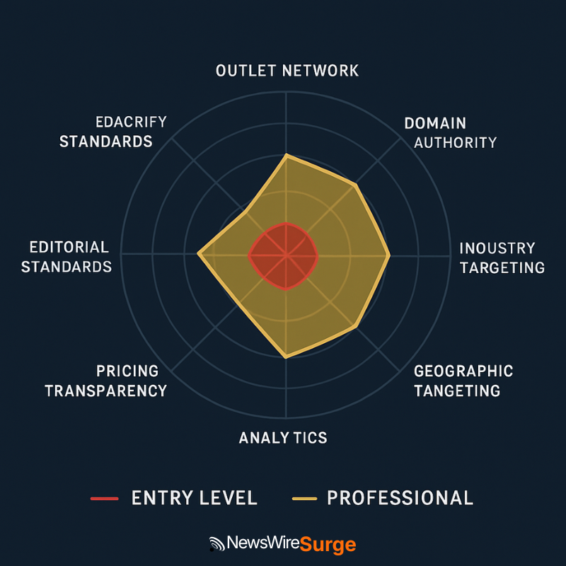 8 criteria for an honest press release distribution service comparison — what to measure and how