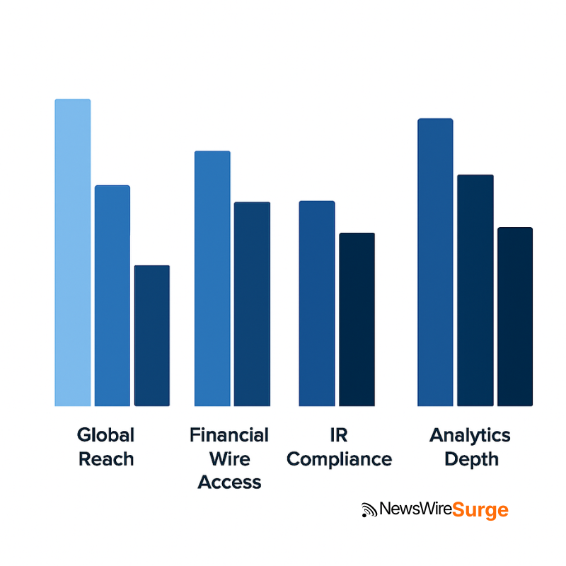 Enterprise press release distribution platforms PR Newswire Business Wire and GlobeNewswire evaluated 2026