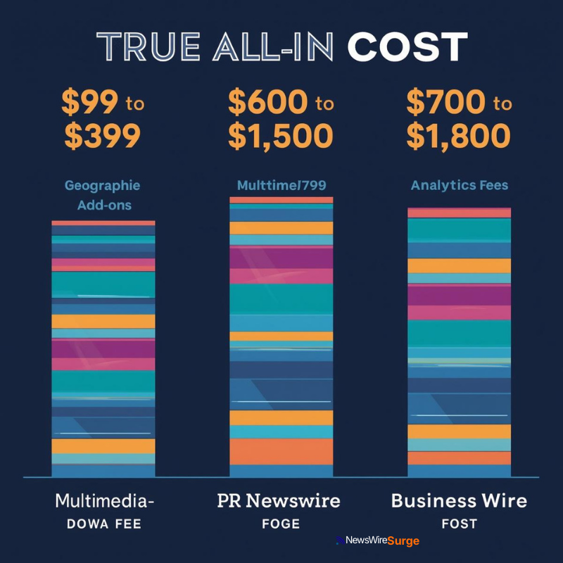 Hidden fees that inflate press release distribution pricing, complete guide to true all-in costs