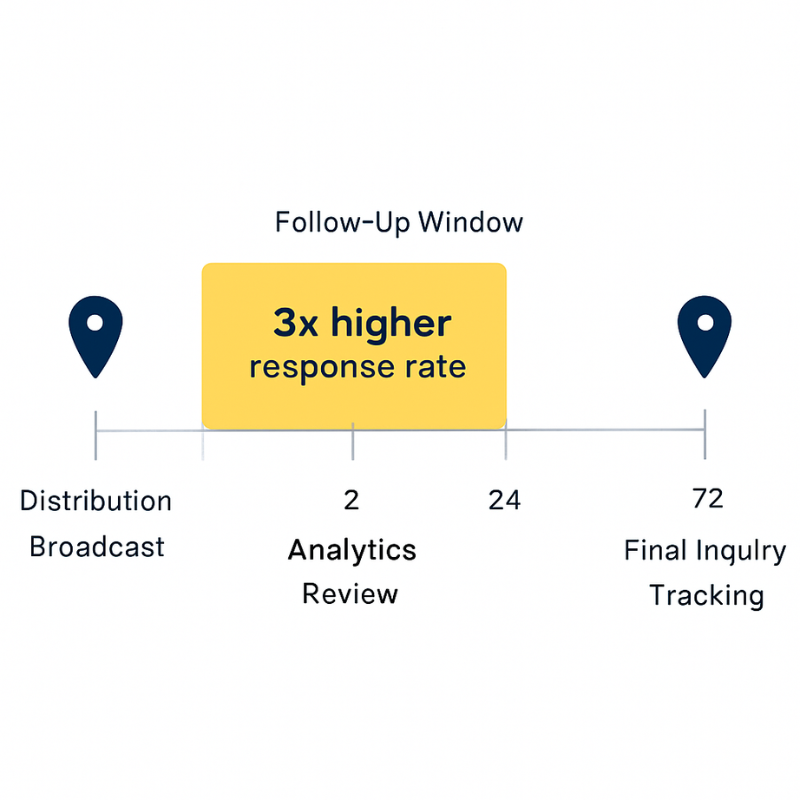 Press release distribution best practices for journalist follow-up pitch emails and media relationship building 2026