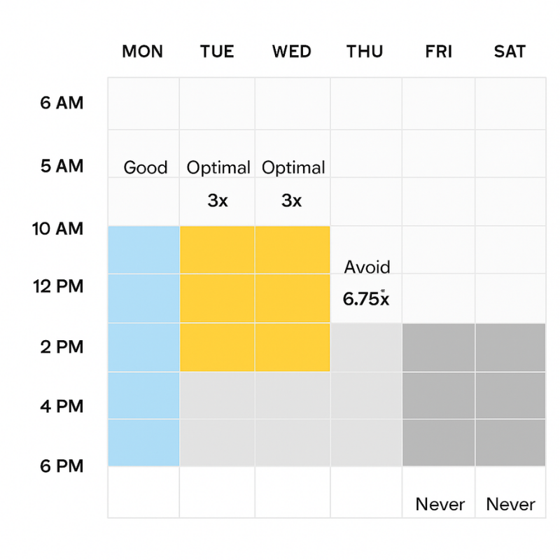 Press release distribution best practices for timing best days and hours for maximum journalist pickup 2026