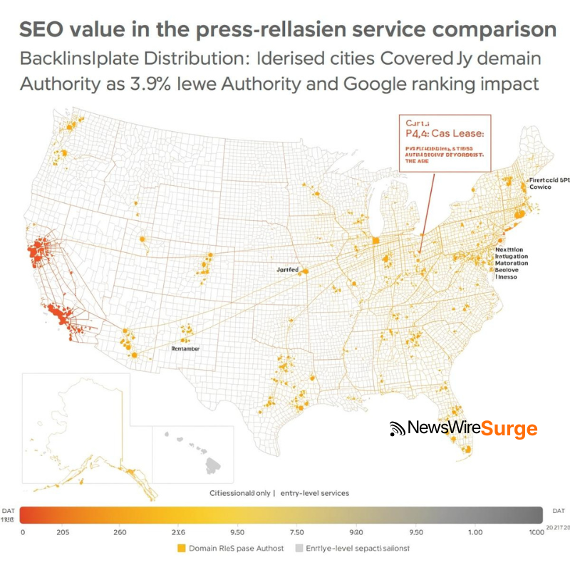 SEO value in the press release distribution service comparison — backlinks domain authority and Google ranking impact