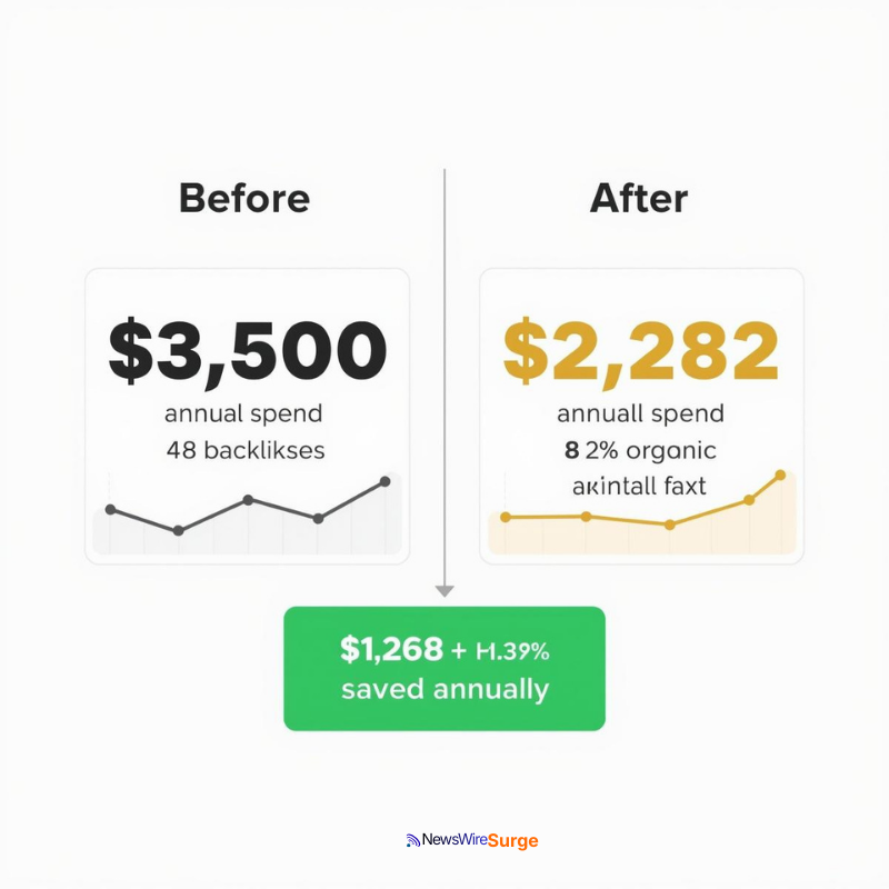 Smart press release distribution pricing in action Denver B2B SaaS company case study results